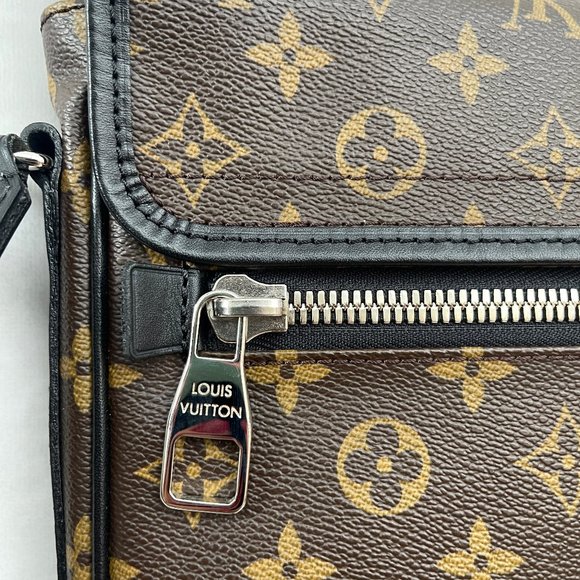New Auc Louis Vuitton Monogram Macassar Canvas Bass MM Messenger/crossbody Bag - Picture 7 of 17